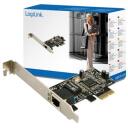 Logilink Gigabit PCI Express tīkla karte PC0029A, 1000 Mbit/s, PCI-E, IEEE 802.3, IEEE 802.3u, IEEE 802.3ab, Wired, Wake-on-LAN