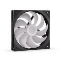 Endorfy Datora ventilators EY4A004, 140mm, 12V, 0.4A, 1800RPM, FDB, 3-pin + 4-pin, melns, LED apgaismojums, antivibrācijas sistēma