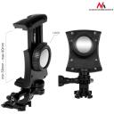 Maclean mobilā telefona turētājs MC-773, 1 gab., 9 cm, melns, horizontāls, regulējams platums, augstuma regulē&scaron;ana