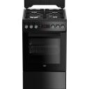 Beko FSE52321DBD viryklė, 600mm, 500mm, 850mm, 44kg, gamtinė dujos, 4 virimo zonos, 55L, elektrinė orkaitė, A klasė