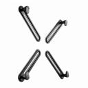 Sbox NON-VESA adapteris, 13"-27" / 33cm-69cm, 8kg, melna, pulvera pārklājums, tērauds, plastmasa