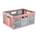 Folding box with load capacity up to 30kg Lea 48.5x35x23.5cm 32L red 0610296437 Keeeper