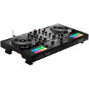 Hercules DJControl Inpulse 500 4780909, USB, 2 x 1/4&rdquo; pistik, 2 x RCA, 16 RGB pad, 6,3 mm mikrofonisisend