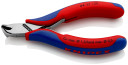 Precīzās elektriskās knaibles, KNIPEX, 64 32 120, 120 mm, cietā stieple Ø 0.5 mm, vidējā cietībā Ø 1.0 mm