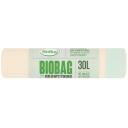 Biobag Мешки для мусора 35181082 30L, 10 шт., 50x60см, компостируемые, зеленые