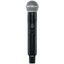 Shure SLXD2/SM58 rokas raidītājs, 010-05-001, 470&ndash;514 MHz, 24 bit, 118 dB, 2 AA akumulatori, 100 m, metāla korpuss