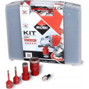 Crown gręžimo rinkinys KIT MINI DRYGRES PL 6966 RUBI