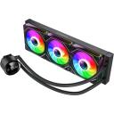 Gamemax protsessori vedelikjahutus ICEBURG 360 DIGITAL BK, 58.8 cfm, 800-1800 rpm, ARGB LED valgustus, TDP kuni 290W