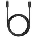 Targus USB-C kabelis, ACC928GLX, 2 m, 5 Gbps, 3 A, 60 W, melns, 2x24 pin USB-C vīrie&scaron;u savienotāji