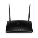 TP-Link Archer MR202 belaidis mar&scaron;rutizatorius Dual-Band 4G/LTE su SIM AC750 iki 300 Mbps 2.4 GHz ir 433 Mbps 5 GHz 3&times; LAN 1&times; LAN/WAN LTE Cat4 Juoda