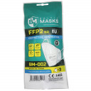 Respirators FFP2, pretputekļu, bez vārsta (2gab.) BM