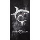 White Shark Dvielelis SAWFISH, 80x160cm, 100% pārstrādāts poliesters, melna/balta