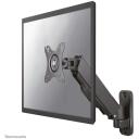 Neomounts monitori seinakinnitus WL70-440BL11, 17-32 tolli, 9 kg, VESA 75x75-100x100 mm, gaasivedru, 135&deg; kallutus, 360&deg; p&ouml;&ouml;ramine