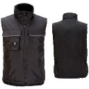 Melna ziemas darba veste, S izm BALTIC CANVAS