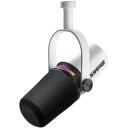 Shure MV7+-W mikrofonu, 1, 1x XLR, 1x USB, DC, balts, dinamiska, 50-16000Hz, -55dB, 128dB