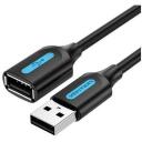 Vention USB 2.0 vyr. į mot. prailginimo kabelis CBIBF 1m juodas