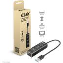 Club3D USB хаб CSV-1430A RJ45 1, USB 3.2 4