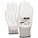 T&ouml;&ouml;kindad, pol&uuml;uretaankattega nailon, PU-Flex W, valge, 7/S 11408307 M-Safe