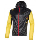 Vējjaka BLIZZARD Windbreaker JKT M, izmērs: M, Black/Yellow, 8020647174577 LA SPORTIVA