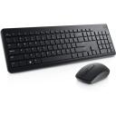 Dell Klaviatuur ja hiir KM3322W 580-AKFZ, 2.4 GHz, 3 nuppu, akud 2xAAA, 1xAA, traadita &uuml;hendus, must