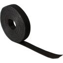 Logilink KAB0055 Kabeļa siksna, 10 m, melna, 2cm, divpusēja Velcro lente, spēcīga saķere