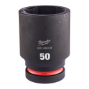 SHOCKWAVE&trade; IMPACT DUTY TRIECIENIZTURĪGAS UZGRIEŽŅU MUCIŅAS, 50 MM 1" IMPACT SOCKET DEEP - 1PC, 4932480435 MILWAUKEE
