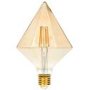 Besk LED Pirn 9119990, 6 W, 600 lm, E27, 3000 &deg;K, Teemantkuju, Selge pind