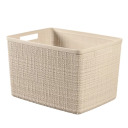 Корзина Jute L 20L 36x28x23см кремового цвета 0801907885 Curver