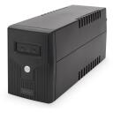 Digitus Line-Interactive UPS DN-170063-B, 600 VA, 360 W, Pseudo sine, 2 AC i&scaron;ėjimai, 12 V, 7 Ah, 50 Hz, 40 dB, LCD ekranas