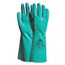Химически стойкие нитриловые перчатки, 0,38 мм, размер 9/L, ACTIVE CHEM H4010