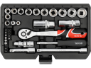 Tool Set 1/4", 3/8" 34 pcs YATO YT-38700 CRV 6140, CrV 50BV30, S2, 72 teeth