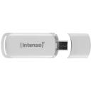 Intenso USB atmintinė 3538491 128 GB, USB-C, 3.2 Gen 1, Skaitymo greitis 70 MB/s, Balta, Plastikas