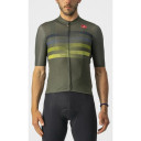 Velo krekls ENDURANCE PRO Jersey, izmērs: L, Military Green/Blue Sulphur, 8050949608173 CASTELLI