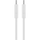 Goobay USB-C uzlādes un sinhronizācijas kabelis 66315, 0.5 m, 60W, 3 A, līdz 480 Mbps, balts