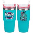 Paladone Fortnite Gamer Cup PP14598FO, 600ml, zila, izolēta, daudzpusīgs vāks, &scaron;aura pamatne, salmiņ&scaron;