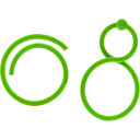 Plastikiniai augalų spaustukai 50 vnt. BIOOGROD 721201 17.0 g