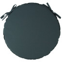 Krēsla pārsegs OHIO-2 D38x2,5cm, tum&scaron;i pelēks T0360766 HOME4YOU