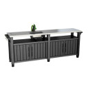 Väliköögi mööbel Unity Chef 237x89,4x51,3cm 415L hall 29206351939 KETER
