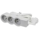 Legrand pikenduskaabel 049470, 1,5m, 3 pistikut, 16A, 230V, 3680W, ultra&otilde;huke, 90&deg; pistik
