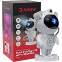 Hawk Astronautu zvaigžņu/miglāja projektors HW-STAR01, 9 režīmi, 360&deg; regulē&scaron;ana, Bluetooth skaļrunis, taimeris