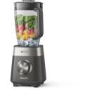Philips Stalo blenderis HR3020/20, 1000 W, 2 L, Plastikinis indas, Nerūdijančio plieno a&scaron;menys, 3 greičiai, Pilkas