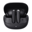 QCY Buds HT15 ANC TWS bezvadu austiņas Bluetooth 5.4 Adaptive Active Noise Cancellation (4 ANC režīmi + caurredzamības režīms) 10 mm dinamiskie draiveri 6 mikrofoni līdz ~4 st ar ANC un ~5.5 st bez ANC, līdz ~18 st ar ANC un ~25 st bez ANC ar uzlādes futrāli IPX4 ūdens izturība Dual Connection zema latentuma režīms skārienvadība USB-C uzlāde melns