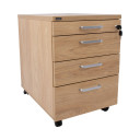 Atvilktņu kaste ERGO 60x43xH60cm, hikorijs 37368 Allit