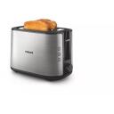 Philips Тостер HD2650/90 Viva Collection, 950 W, 2 слота, Металл, Нержавеющая сталь, 8 уровней поджаривания, Функция разморозки