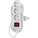 Emos Ilgintuvas P1325R, 5m, 3&times;2P+PE, PVC, 3680W, su jungikliu, vaikų apsauga