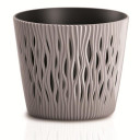 Puķu pods Sandy Round 19x22cm, g.brūns