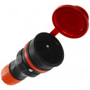 Portatīvais divu kontaktu spraudnis ar vāciņu, IP54, 16A, AW70277, AWTOOLS