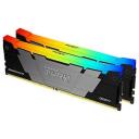 Kingston FURY operatīvā atmiņa DIMM, KF442C19RB2AK2/16, 16GB, 4266MT/s, CL19, RGB apgaismojums, heatsink