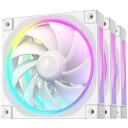 Deepcool Ventilaator FL12 WH 3 IN 1 R-FL12-WHAPN3-G, 55 cfm, 32 dBA, 500-2150 rpm, 4-poolne mootor, ARGB Gen 2