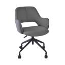 Darba krēsls KENO ar ritentiņiem, pelēks 38916